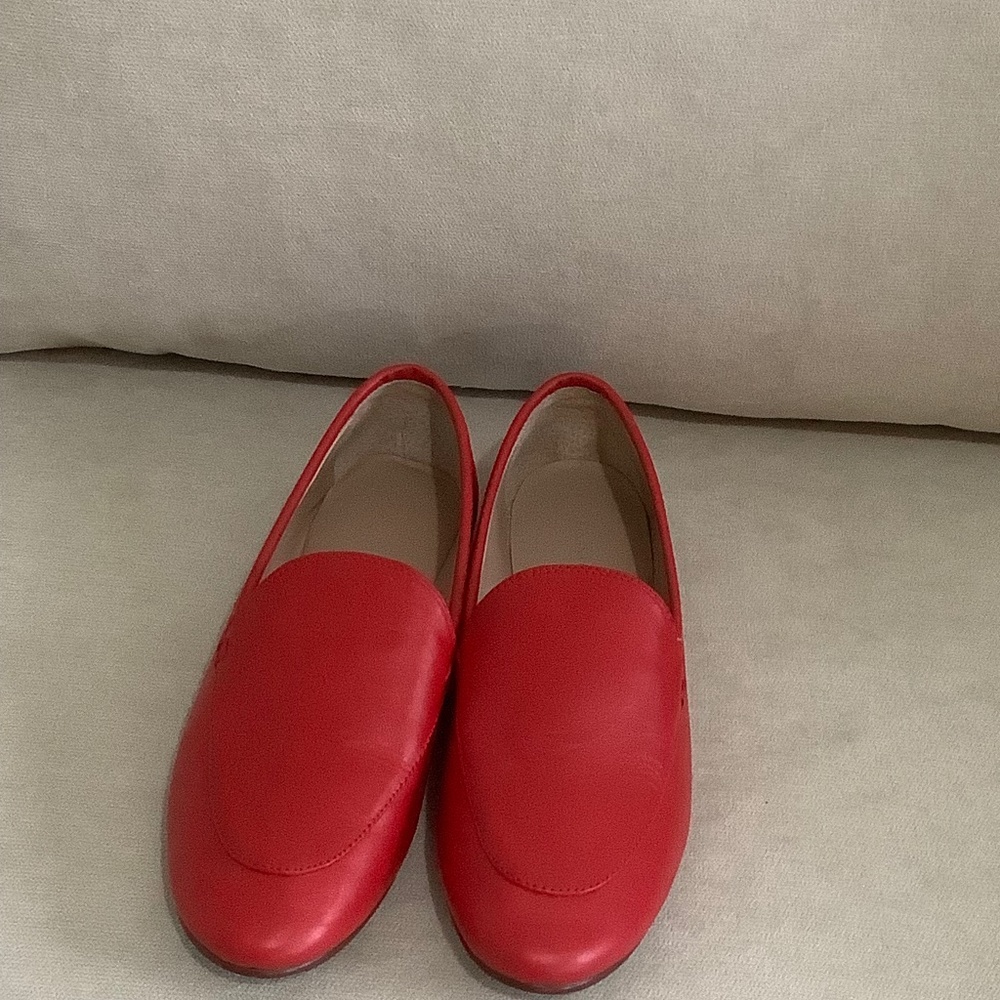 Banana Republic Womens Red Leather Shoes